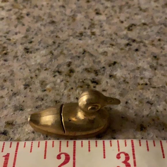 Miniature Brass Duck - Picture 5 of 6